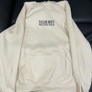 Taylor Swift Eras Tour Beige Hoodie